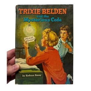 Trixie Belden and the Mysterious Code 1961 Whitman Vintage Book